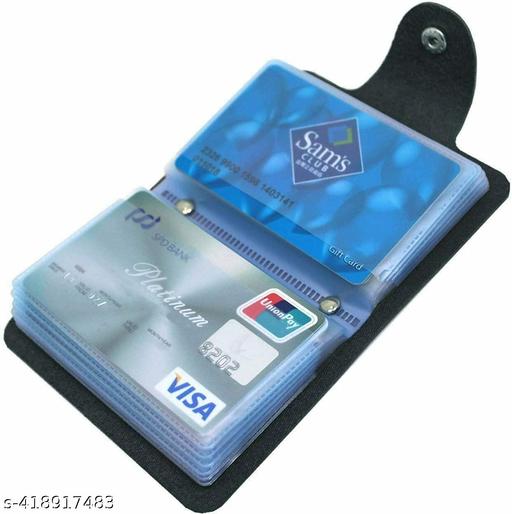 Stylish Men's Women's Card Holder Debit/Credit 12 Card slot Most Selling Low Price Product (set of 3) - Velora online store 