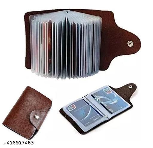 Stylish Men's Women's Card Holder Debit/Credit 12 Card slot Most Selling Low Price Product (set of 3) - Velora online store 