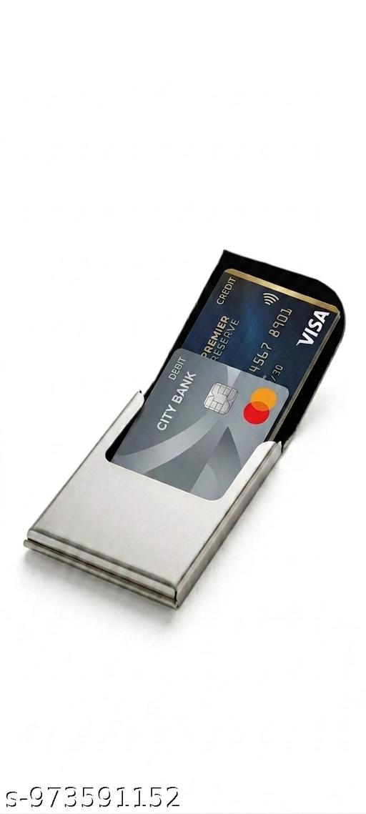 Debelt Business Leather Steel Cardholder Trendy Cardholder for Debit and credit cards - Velora online store 