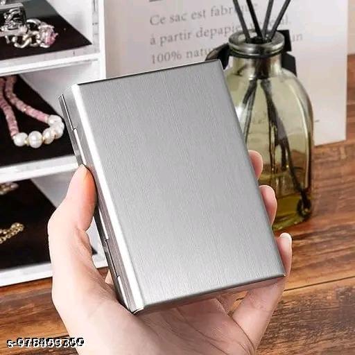 VINSAGE Business Leather Steel Cardholder Trendy Cardholder for Debit and credit cards - Velora online store 