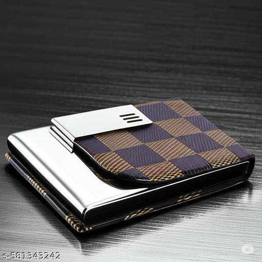 Professional Business Stainless Steel Card Holder For Business Visiting Card Holder/Credit/Debit Card Holders For Men & Women (Pack of 1) - Velora online store 