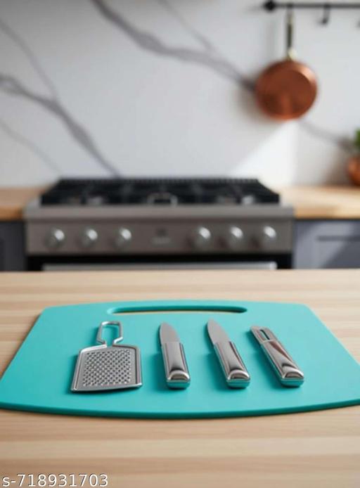 Plastic Chopping Board and knife combo vegetable chopping board 2 knife, peeler and grater combo - Velora online store 