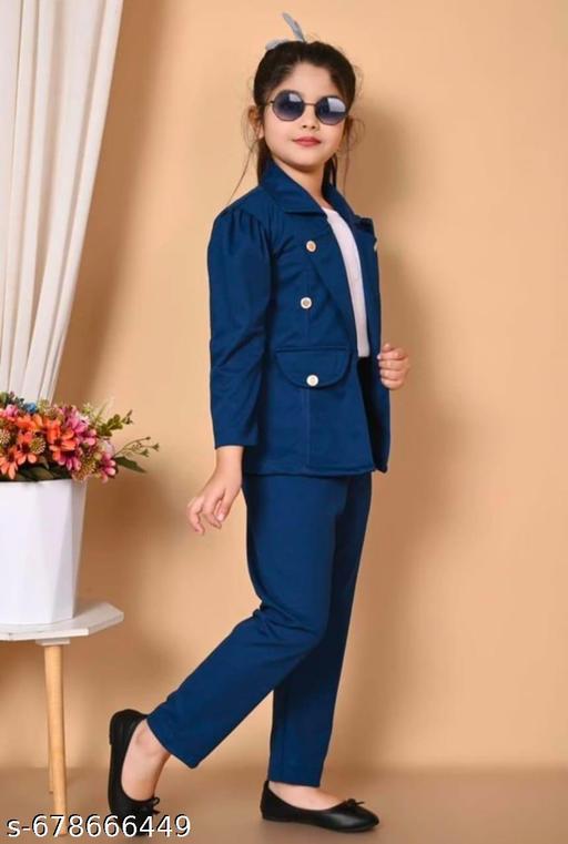 COAT PANT SET FOR GIRLS CLOTING SET - Velora online store 