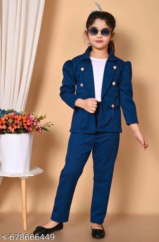 COAT PANT SET FOR GIRLS CLOTING SET - Velora online store 