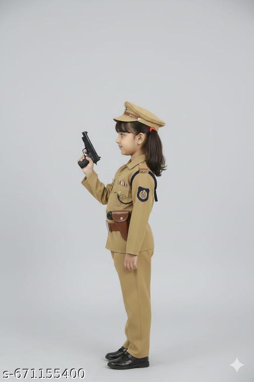 Kids 'Police' Officer Fancy Dress Costume Set for Girls - Velora online store 