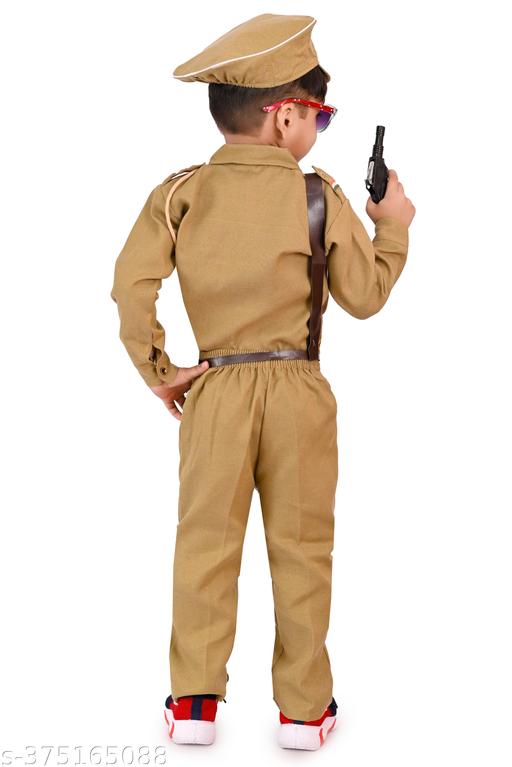 Kids Police Uniform Costume Set for Boys – Fancy Dress Role Play Outfit - Velora online store 
