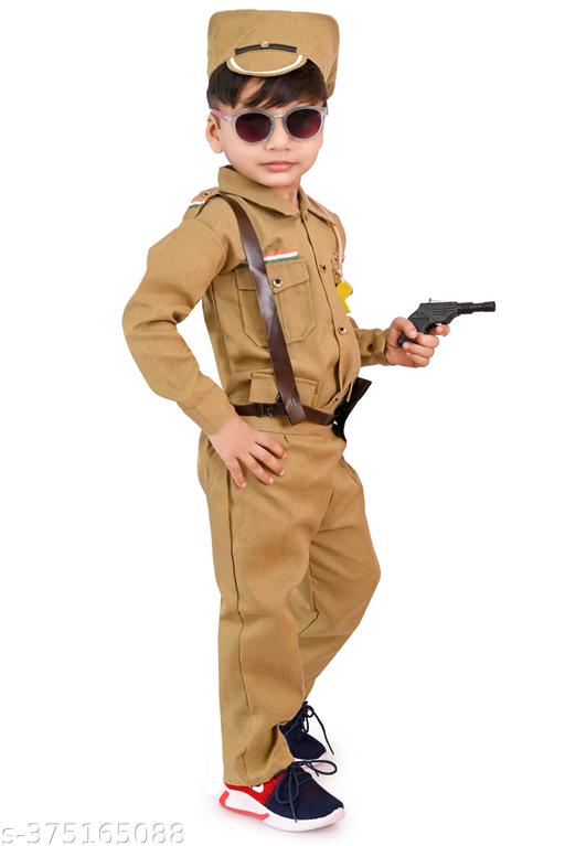 Kids Police Uniform Costume Set for Boys – Fancy Dress Role Play Outfit - Velora online store 