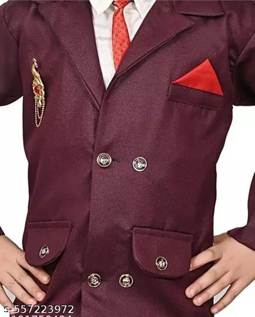 Boys Festive & Party, Wedding, Formal Blazer, Shirt and Trouser Set - Velora online store 