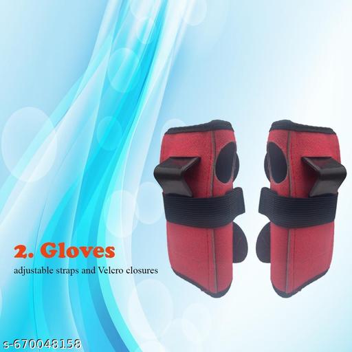 Protective Skating Guard Kit for Skating, Cycling, Running for Kids,Boys,Girls (Blue) Medium 6 To 14Years - Velora online store 
