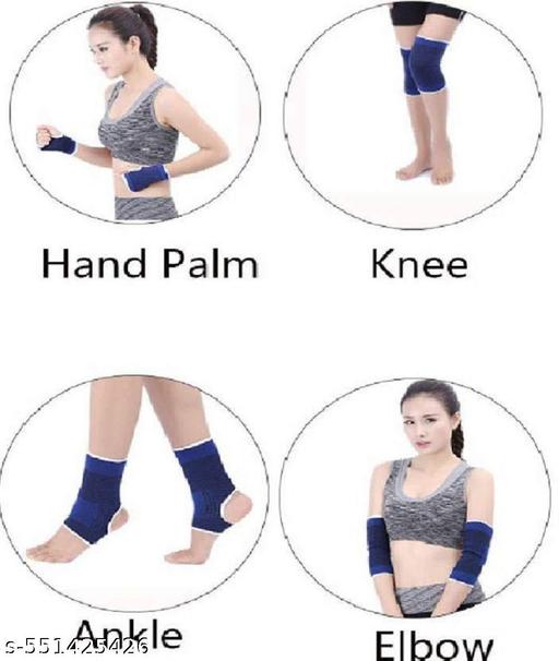 KHARGADHAM Ankle, Elbow, Palm, Knee Support Neoprene Braces For Surgical And Sports Activity Like Hockey, Bike, Crossfit And Provides Relief - Velora online store 