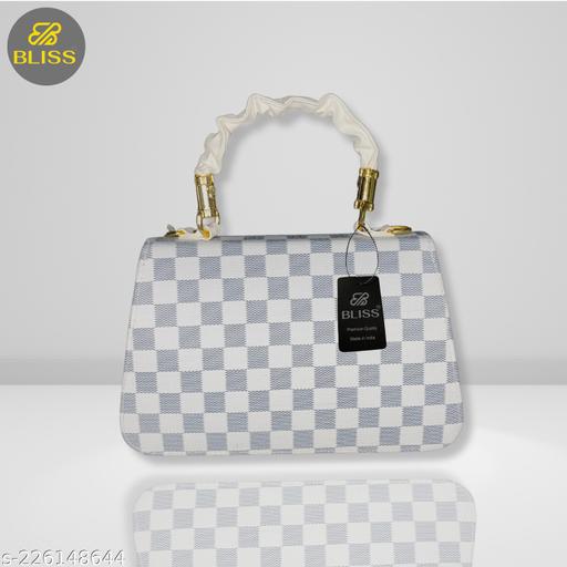 "PEARL BAGS Stylish new sling bag for Girls and women |Stylish Classic Women Sling Bag (White) | Elegant attractive beautiful sling bag for women (White)| Gorgeous Stylish Handbag| White Sling Bag For Girls & Womens| " - Velora online store 