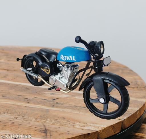 Decorative Blue Metal Bike for Home and Offices | Special Collection Bike for Decorative Purpose | Best Gift Idea for Birthdays and Special Occasions - Velora online store 