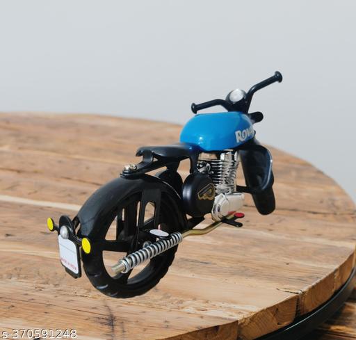 Decorative Blue Metal Bike for Home and Offices | Special Collection Bike for Decorative Purpose | Best Gift Idea for Birthdays and Special Occasions - Velora online store 