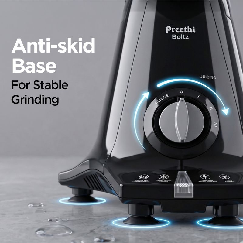 Preethi boltz 1000 w mixer grinder - Velora online store 