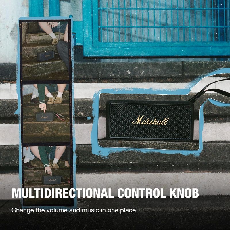 Marshall middleton ii portable, over 30 hours playtime, ip67 waterproof 80 w bluetooth party speaker - Velora online store 