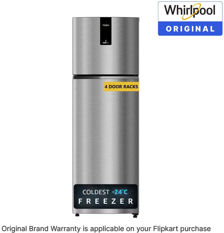 Whirlpool 235 l frost free double door 2 star refrigerator - Velora online store 