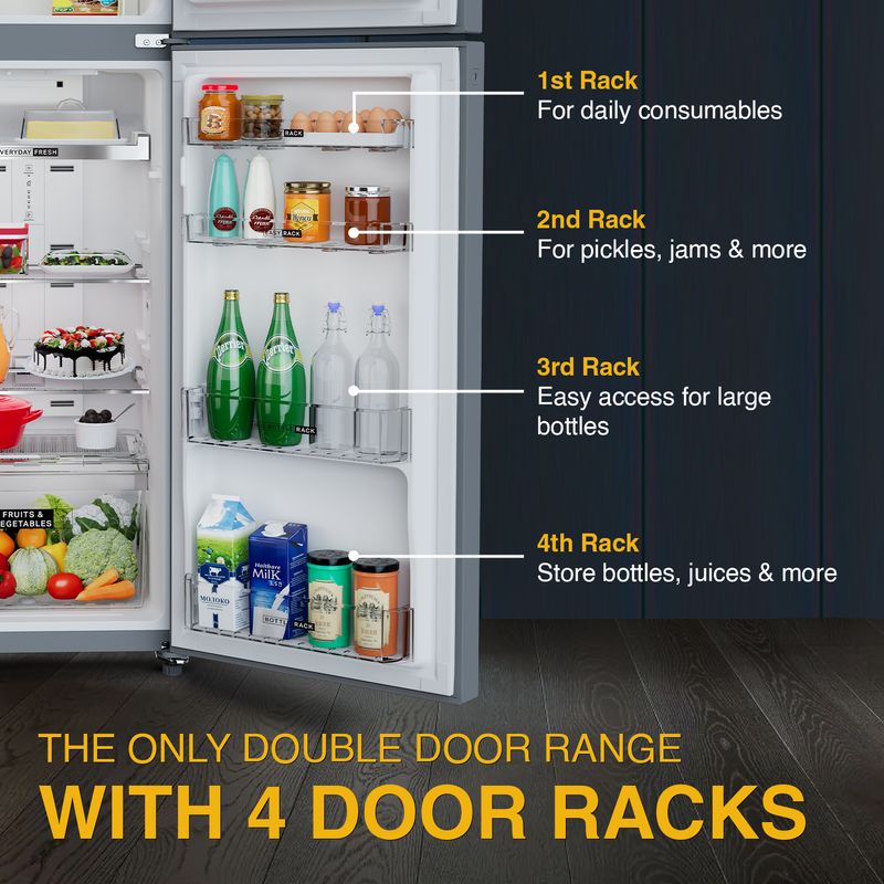 Whirlpool 235 l frost free double door 2 star refrigerator - Velora online store 