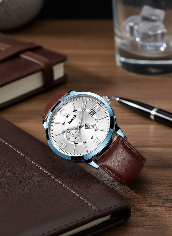 Hmt quartz analog watch  - for men - Velora online store 