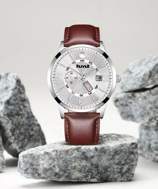 Hmt quartz analog watch  - for men - Velora online store 