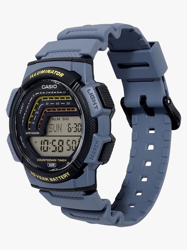 Casio ws-1800-2avdf casio-mens-resin digital watch  - for men - Velora online store 