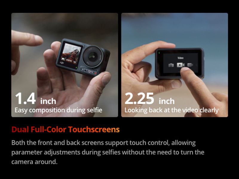 Dji osmo action 4 adventure combo sports and action camera - Velora online store 
