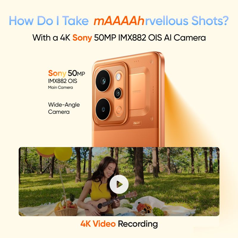 Realme p4 power 5g (transblue, 256 gb) - Velora online store 