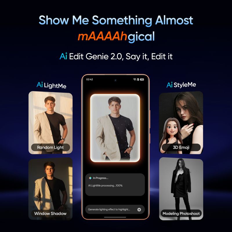 Realme p4 power 5g (transblue, 256 gb) - Velora online store 