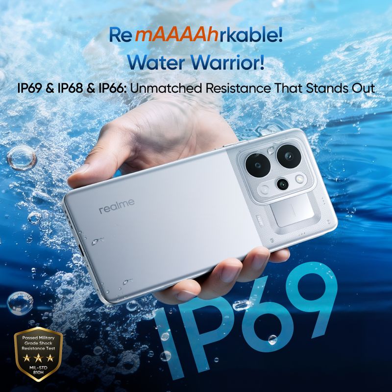 Realme p4 power 5g (transblue, 256 gb) - Velora online store 