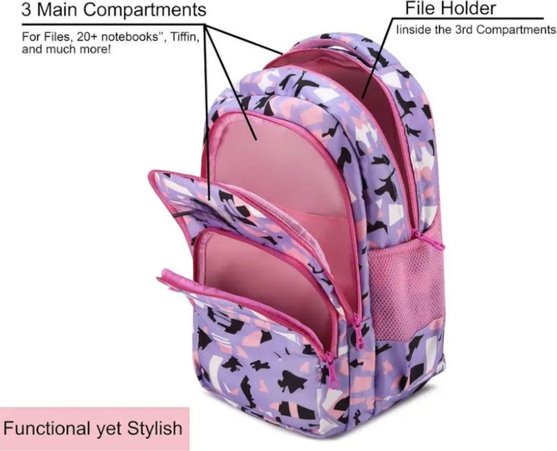 Rectoma high quality casual school backpack for boys girls, college bag 30 l no laptop backpack - Velora online store 
