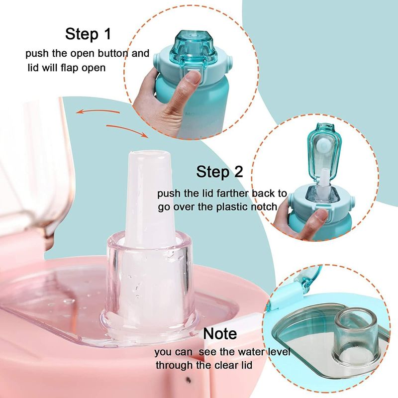 Heet sipper water bottle 2 l with motivational time marker non-toxic water bottle 2000 ml plastic bottle - Velora online store 