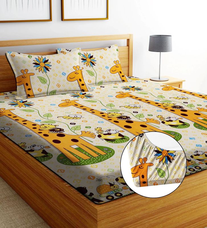 Anand creative store cotton double bedsheet - M Y V E L O R A