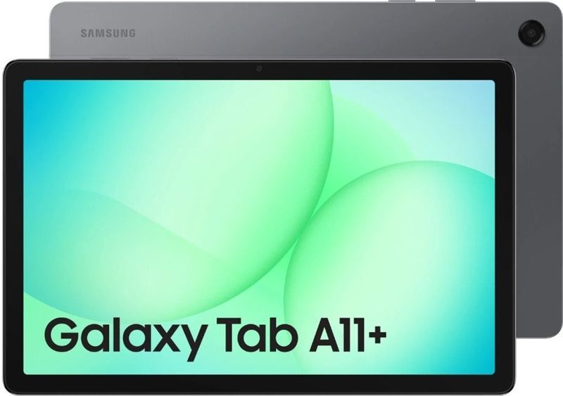 Samsung galaxy tab a11+ 6 gb ram 128 gb rom 11 inch with wi-fi only gaming mediatek mt8755 tablet (gray) - M Y V E L O R A