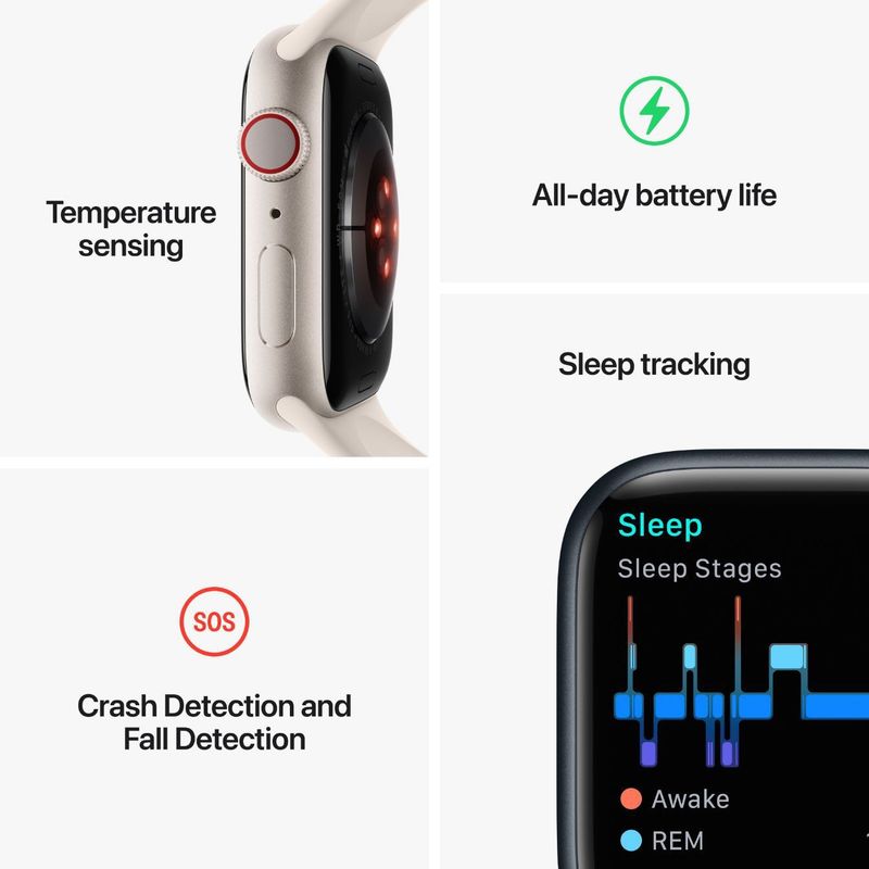 Apple watch series 8 gps + cellular - M Y V E L O R A