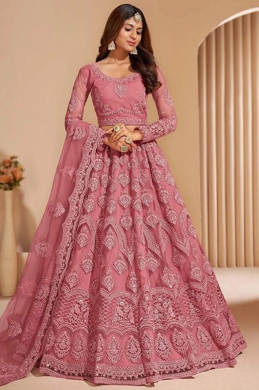 Udbhav export embroidered semi stitched lehenga choli - Velora online store 