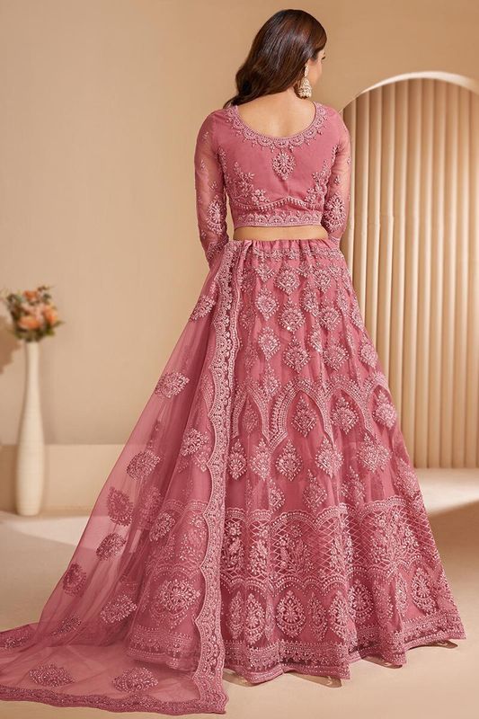 Udbhav export embroidered semi stitched lehenga choli - Velora online store 