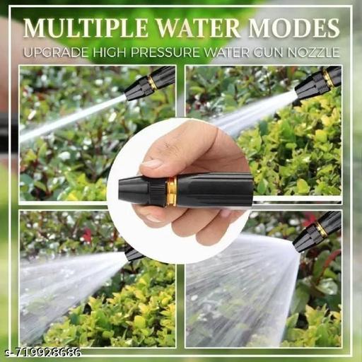 Water Spray Gun for Car Wash Bike Washing Gun for 1/2" Hose Pipe High Pressure Water Gun Nozzle Adjustable Car Washer Gun Brass Jet Water Spray Nozzle for Garden & Window, (pack of 1) - Velora online store 
