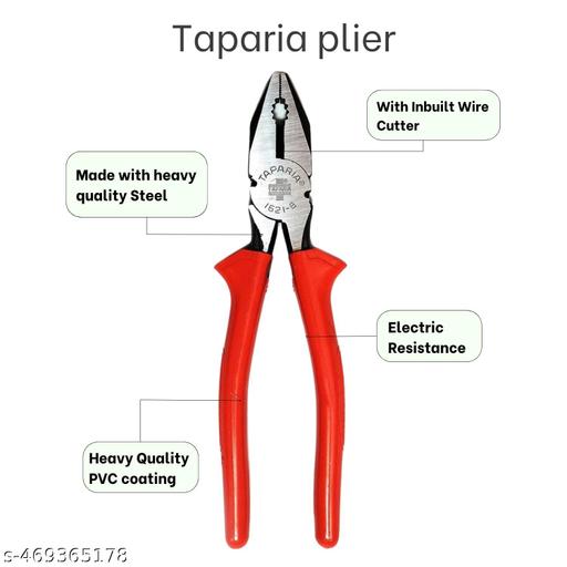 Hand Tool Kit (Combination Plier 8-inch, Line Tester 813, 2in1 Screwdriver & Wire Cutter WS06) 4-Pcs. Combo Hand Tool Kit (4 Tools) - M Y V E L O R A Online store 