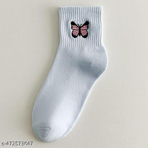 Trendy girls and women New Ankle Length Socks Combo of 5 Pairs(AN) - M Y V E L O R A