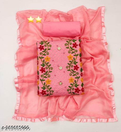  Women Trendy Cotton Suits & Dress Materials - M Y V E L O R A Online store 
