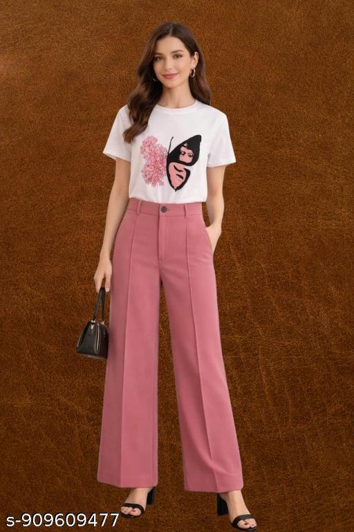 New Trendy Stylish Beautiful Girls 2-piece summer outfit Top & Bottom Sets Co-ord Sets | New Stylish Trendy Partywear T-shirt & Bottom Sets For girl's - M Y V E L O R A