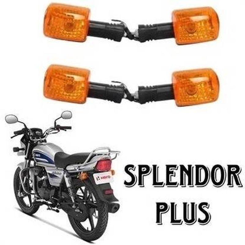 Somefly front, rear, side led indicator light for hero, honda splendor, splendor plus, splendor pro, splendor pro classic - M Y V E L O R A Online store 