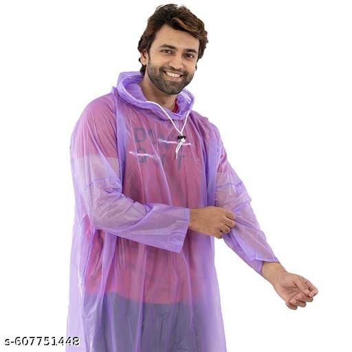 Unisex Freesize Rain Poncho |Waterproof, Lightweight & Foldable Poncho | Reusable Travel, Trekking, Biking & Outdoor Rain Wear for Men & Women - M Y V E L O R A
