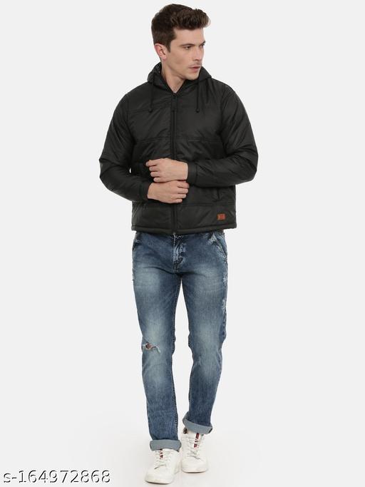 Solid Bomber Jacket For Men - M Y V E L O R A Online store 