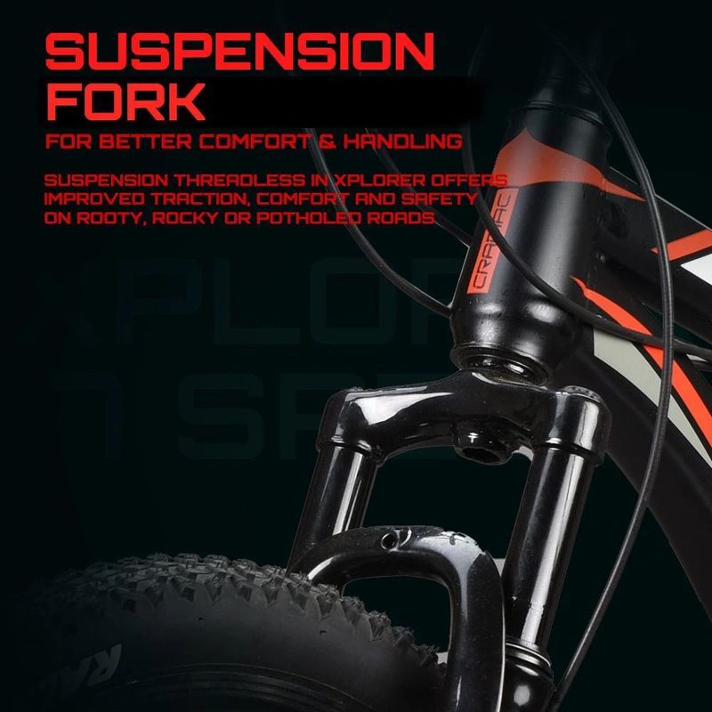 Cradiac xplorer 21 speed|front suspension fork|dual disc brake|shimano gears 29 t (inch) mountain cycle - M Y V E L O R A Online store 