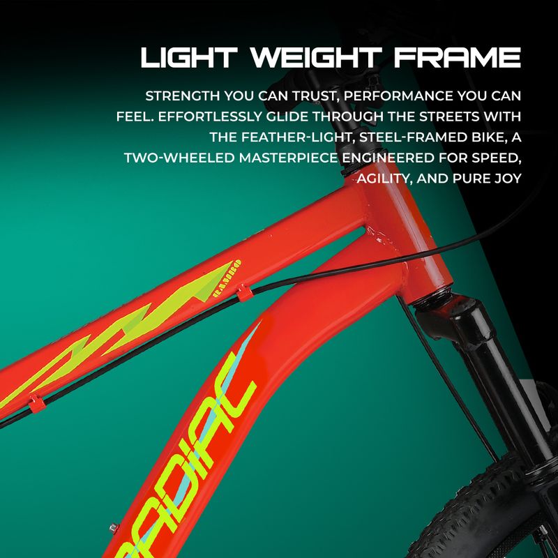 Cradiac elora pro 7 speed|front suspension|dual disc brake 24 t (inch) mountain cycle - M Y V E L O R A Online store 