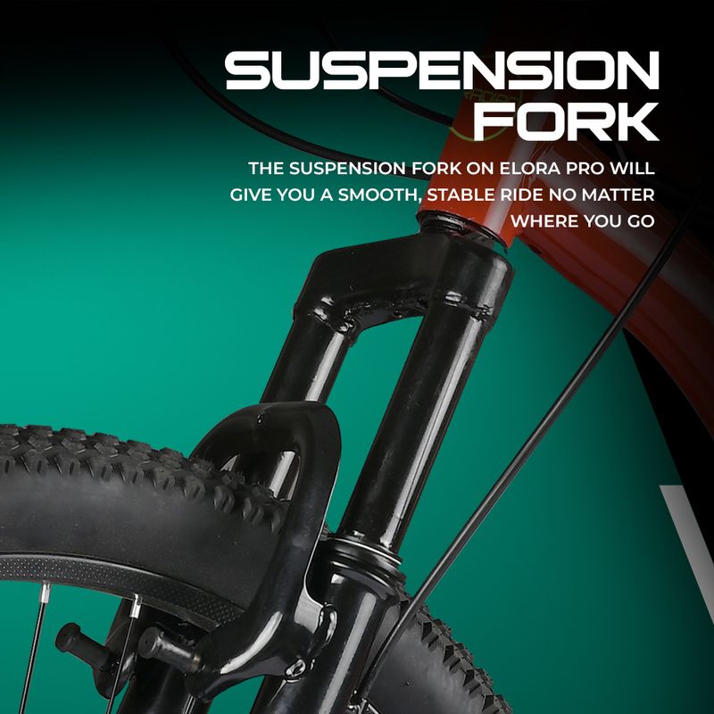 Cradiac elora pro 7 speed|front suspension|dual disc brake 24 t (inch) mountain cycle - M Y V E L O R A Online store 