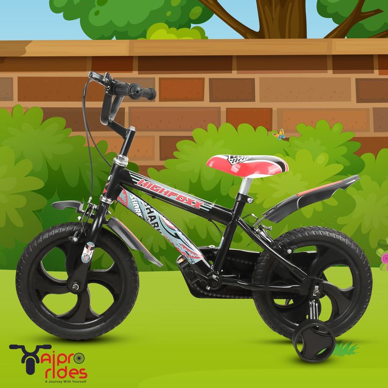 Xaipro rides 14t shark bmx red cycle for 2 to 5 years kids 14 t (inch) bmx cycle - M Y V E L O R A Online store 