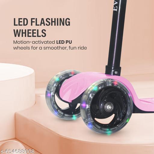 EVELANCE Lil Roamer Scooter Foldable Kick Skating Cycle| Skate Scooter for Kids(Max User Weight: 50Kg) Kids Scooter Pink - M Y V E L O R A Online store 