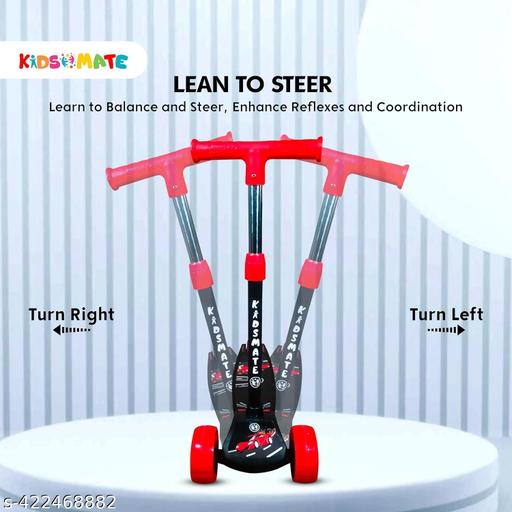 Cruiser 3 Wheels Skating Kick Scooter for Kids|Foldable & Adjustable Height Kids Scooter - M Y V E L O R A Online store 