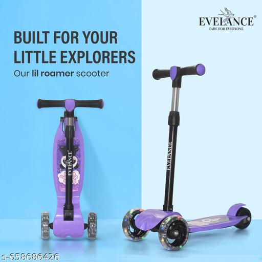 EVELANCE Lil Roamer Scooter Foldable Kick Skating Cycle| Skate Scooter for Kids(Max User Weight: 50Kg) Kids Scooter Purple - M Y V E L O R A Online store 